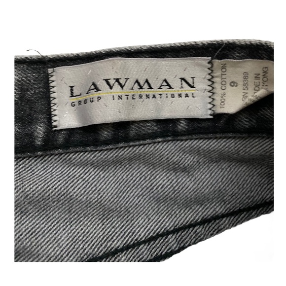 Y2K Lawman Acid Wash High Waist Mom Jeans Size 9 - Picture 9 of 9
